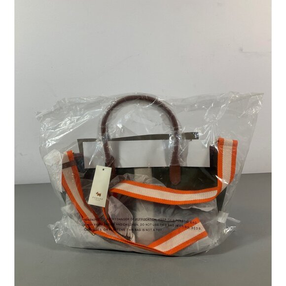 Radley London Morris Road Medium Satchel - Khaki Cotton Canvas Heritage Style - Picture 4 of 9